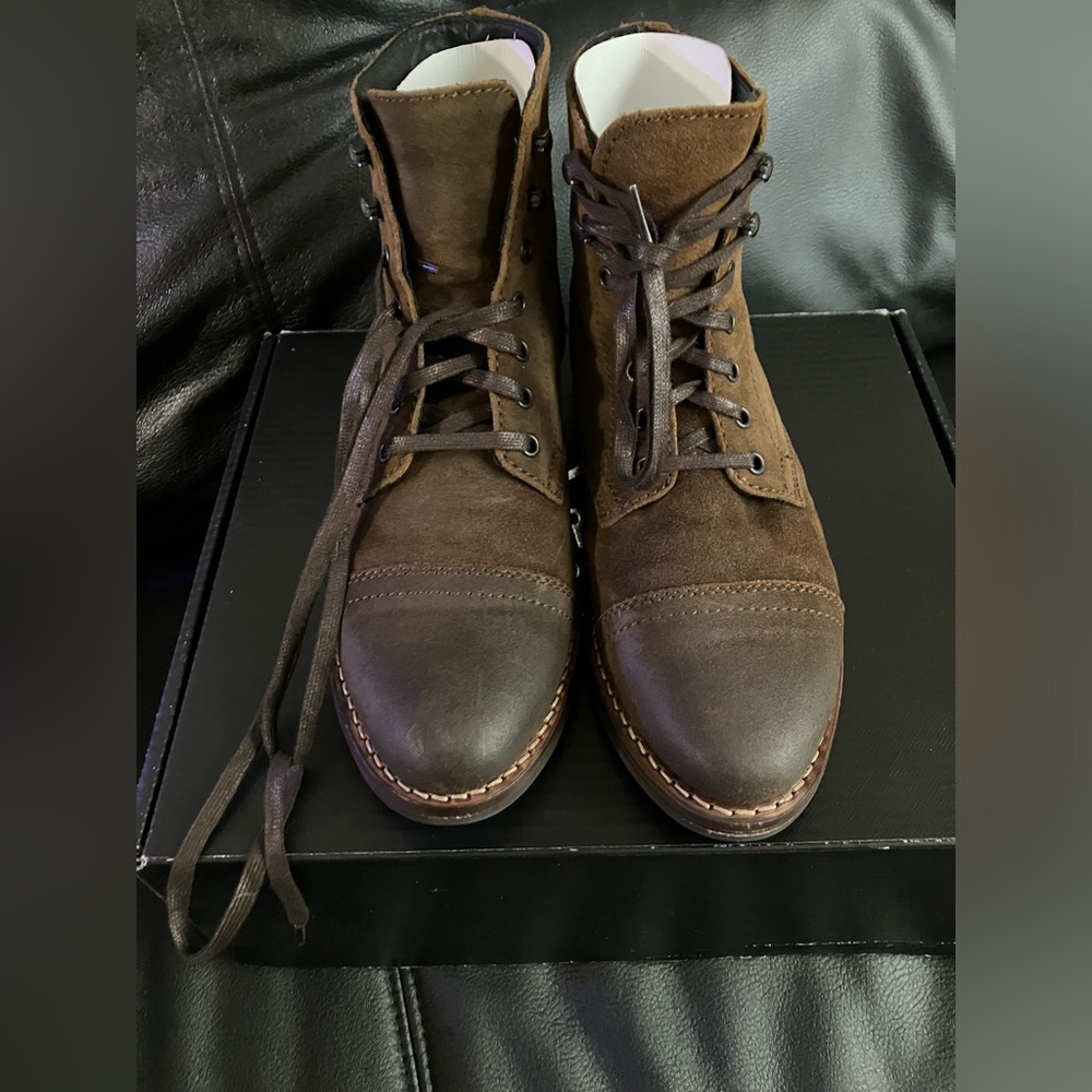 Thursday Womens’ Captain Suede (Mocha) Sz 8